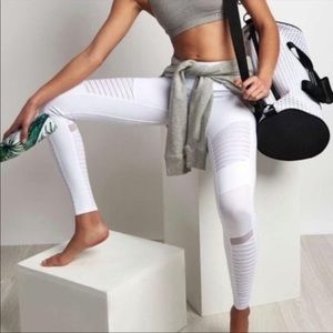 Alo Yoga Moto Mesh Leggings